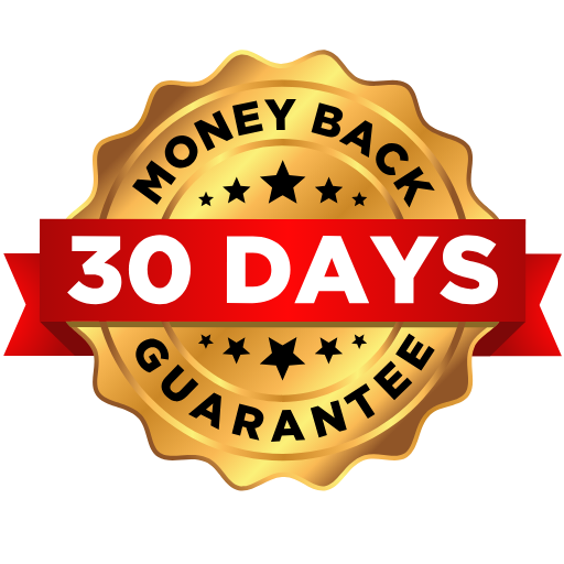 Money-Back Guarantee icon symbolizing risk-free purchase.