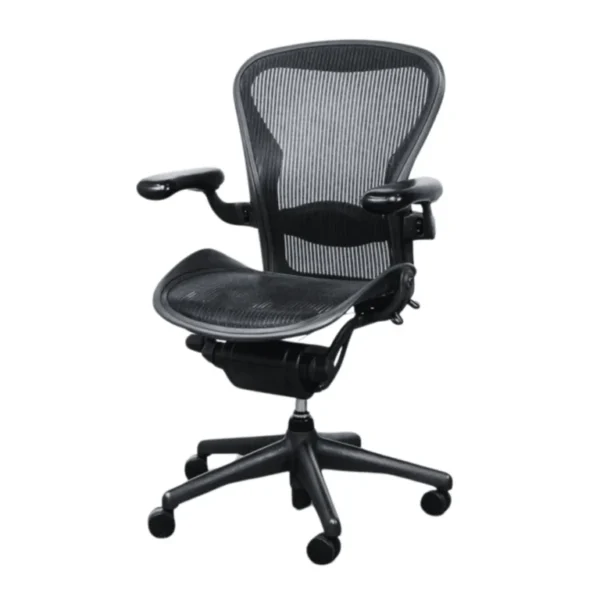 aeron fixed arms side view nulife chairs