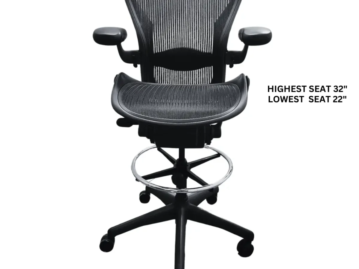 Refurbished Herman Miller Drafting Chair Ergonomic Seating