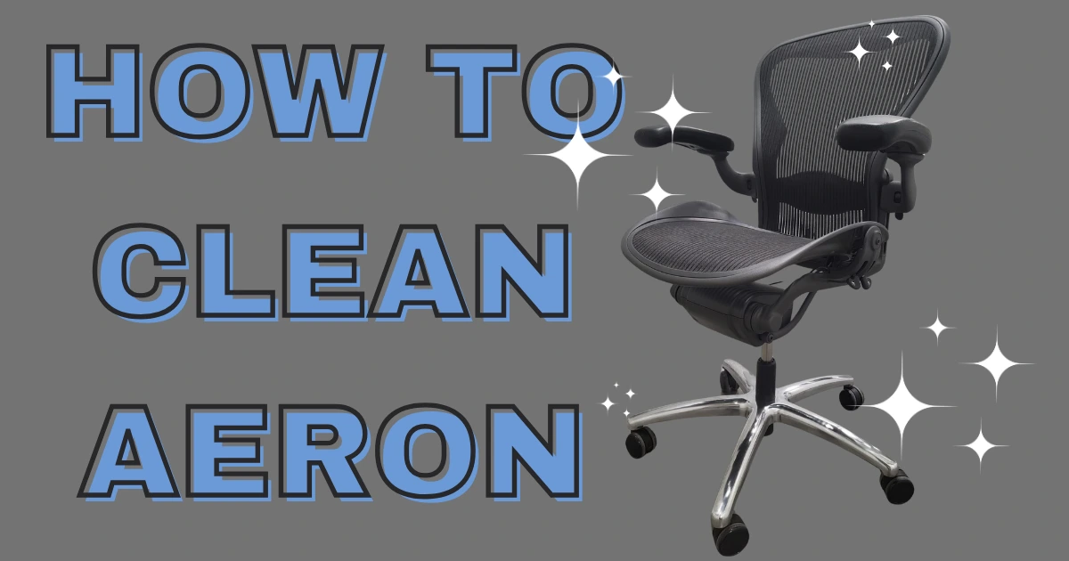 Cleaning discount aeron chair