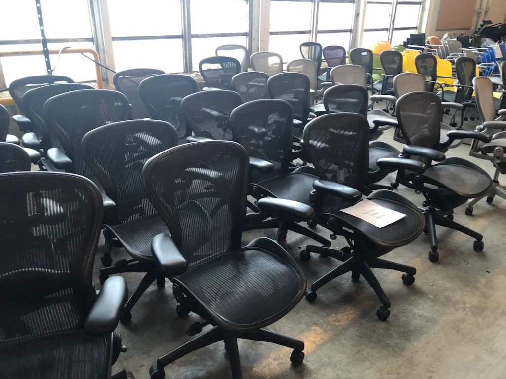 refurbished aeron chair nulife chairs