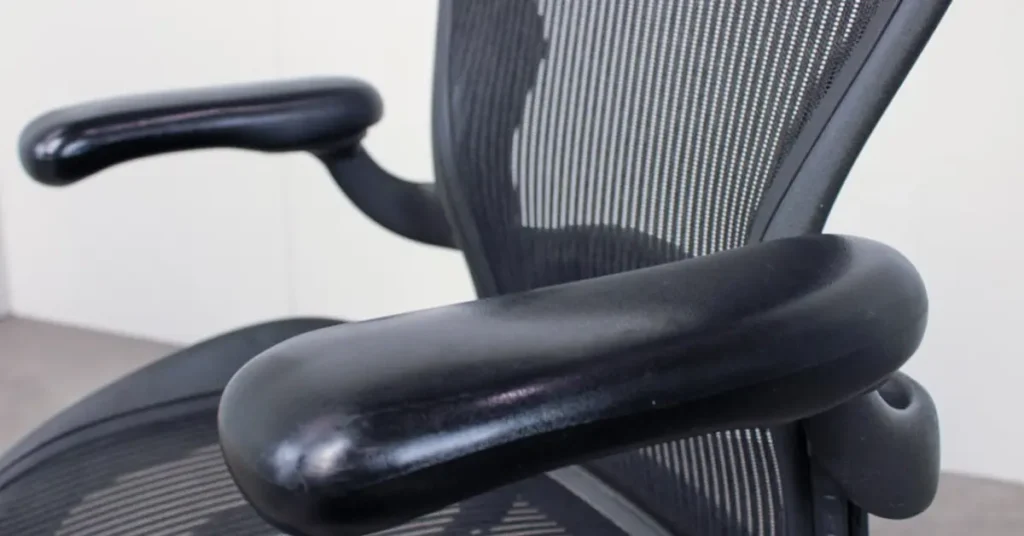 aeron chair arms nulife chairs