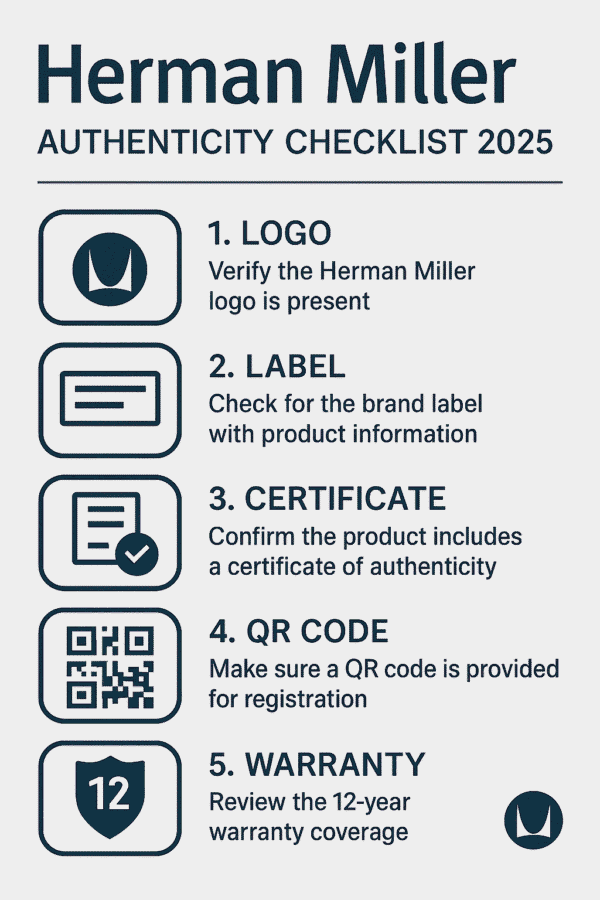 The Herman Miller Authenticity Checklist 2025