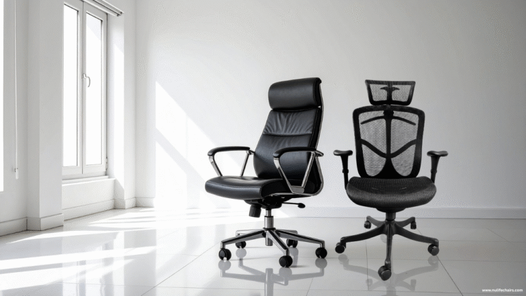 Mesh vs Leather Office Chairs: Which One Offers Better Durability and Comfort
