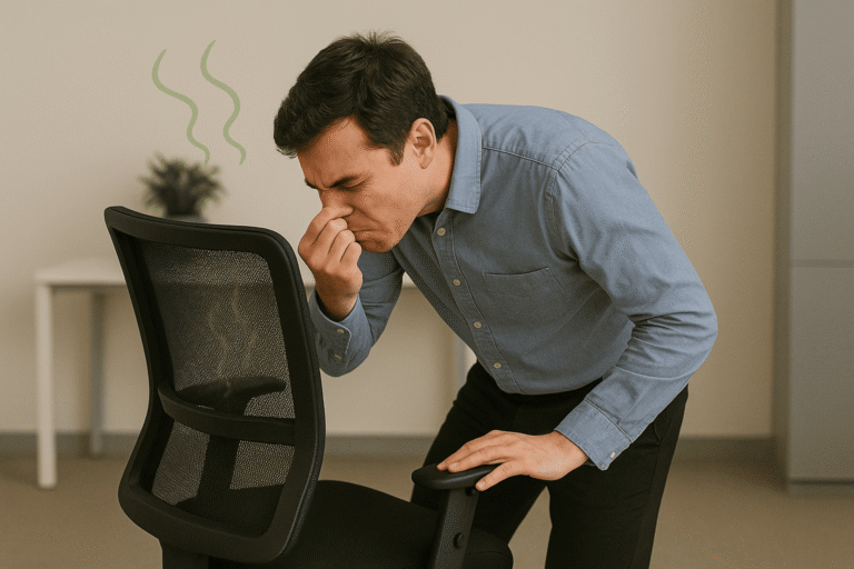 How to Clean Office Chair Smell Without Damaging the Materials