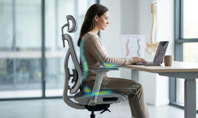 Working with proper posture