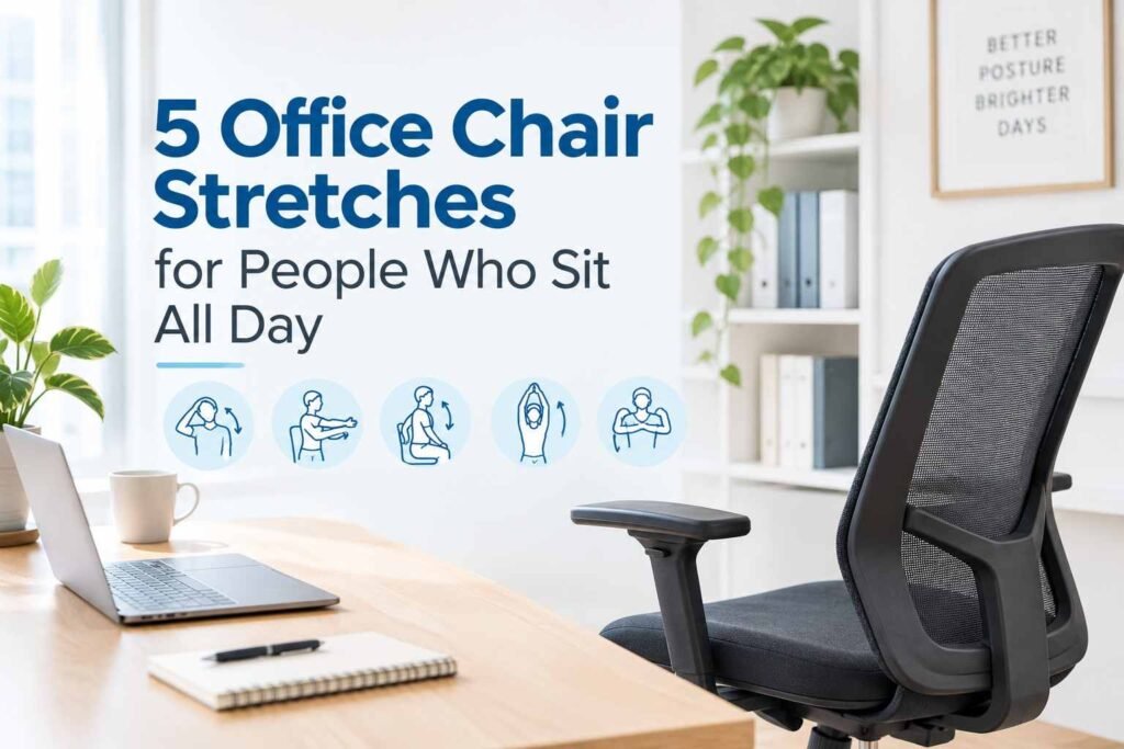 Office chair stretches for comfortable sitting
